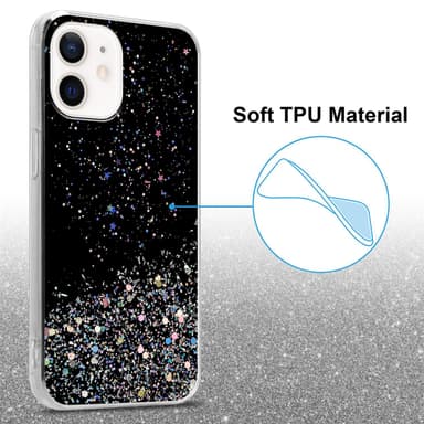 iPhone 12 MINI Skal Fodral Case (Svart)