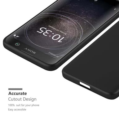 Skal Sony Xperia XA2 Fodral Case (Svart)