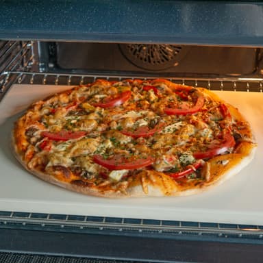 Pizzasten Baksten 38 x 30 x 1.5 cm (Beige)