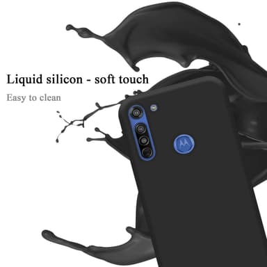 Motorola MOTO G8 Skal Fodral Case (Svart)
