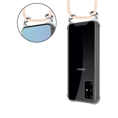 Skal Samsung Galaxy S20 PLUS Fodral Kedja (Rosa)