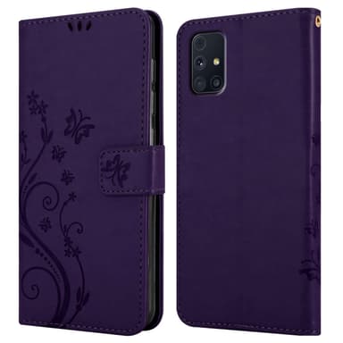 Samsung Galaxy M31s Plånboksfodral Skal (Lila)