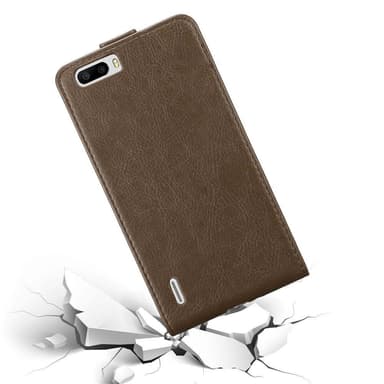 Honor 6 PLUS Flipfodral Skal (Brun)