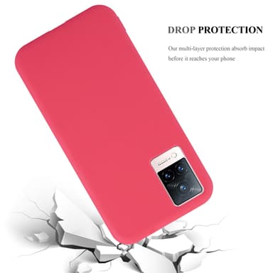 Skal Vivo V21 4G / 5G Fodral Case (Röd)