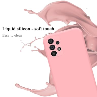Samsung Galaxy A73 5G Skal Fodral Case (Rosa)