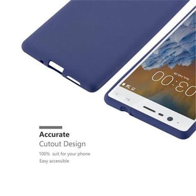 Skal Nokia 3 2017 Fodral Case (Blå)