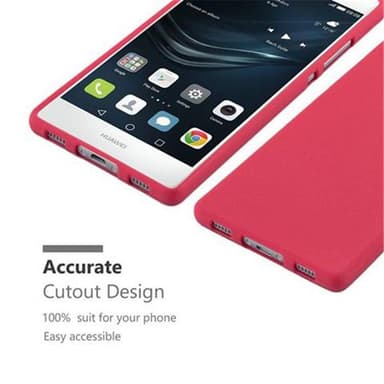Skal Huawei P8 Fodral Case (Röd)