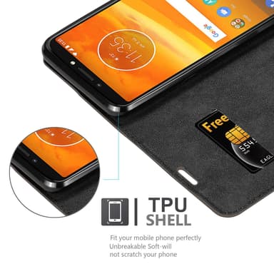 Motorola MOTO E5 PLUS Skal Fodral Case (Brun)