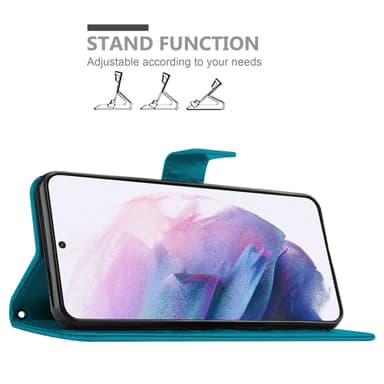 Samsung Galaxy S21 PLUS Plånboksfodral Skal (Blå)
