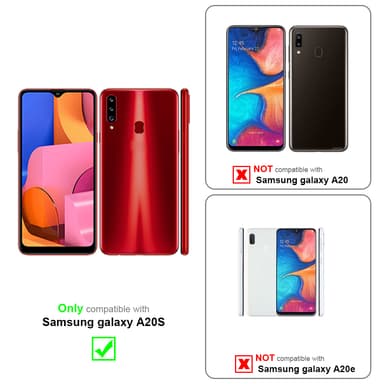Samsung Galaxy A20s Skal Fodral Case (Blå)