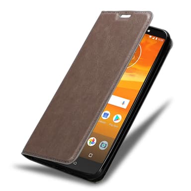 Motorola MOTO E5 PLUS Skal Fodral Case (Brun)