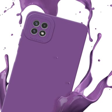 Samsung Galaxy A22 5G Skal Fodral Case (Lila)