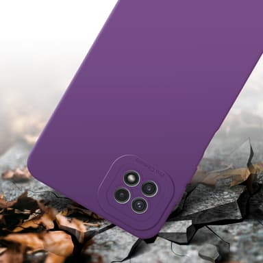 Samsung Galaxy A22 5G Skal Fodral Case (Lila)