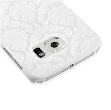 Samsung Galaxy S6 EDGE Skal Fodral Case (Vit)