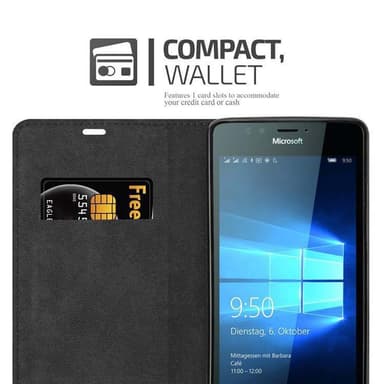 Nokia Lumia 950 Skal Fodral Case (Svart)