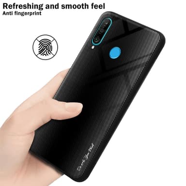 Huawei P30 LITE Skal Fodral Case (Svart)