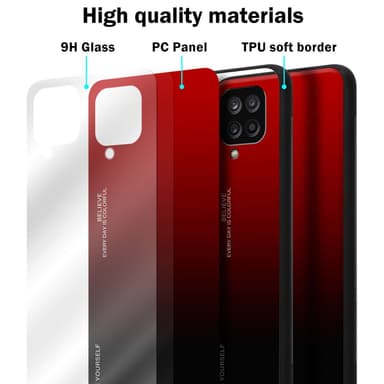 Samsung Galaxy A12 / M12 Skal Fodral Case (Svart)