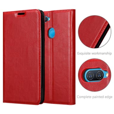 Oppo A12 Skal Fodral Case (Röd)
