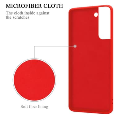 Skal Samsung Galaxy S21 5G Fodral Case (Röd)