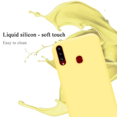 Samsung Galaxy A20s Skal Fodral Case (Gul)