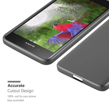 Skal Sony Xperia XZ1 Fodral Case (Grå)