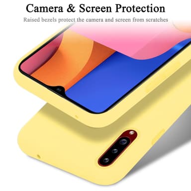Samsung Galaxy A20s Skal Fodral Case (Gul)