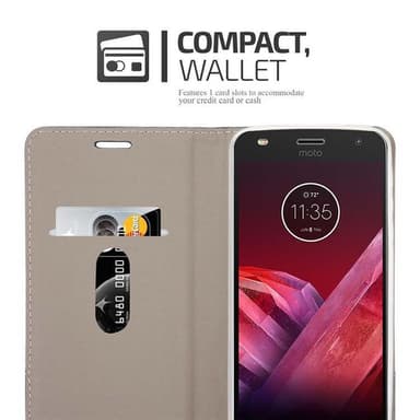 Motorola MOTO Z2 PLAY / Z2 FORCE Plånboksfodral Skal