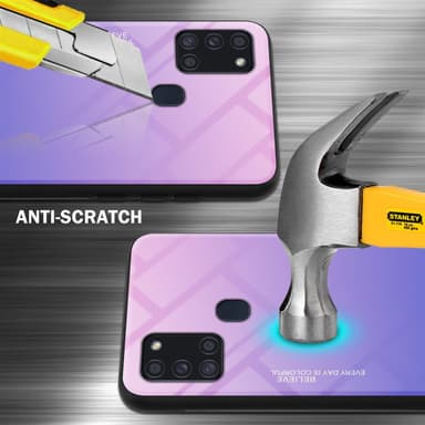 Samsung Galaxy A21s Skal Fodral Case (Svart)