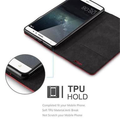 Huawei MATE S Skal Fodral Case (Röd)