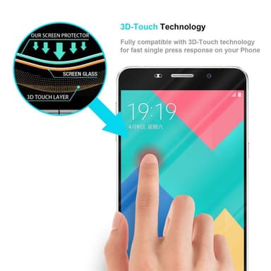 Samsung Galaxy A9 2016 Skyddsglas Skyddsfilm Skärmskydd
