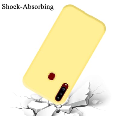 Samsung Galaxy A20s Skal Fodral Case (Gul)