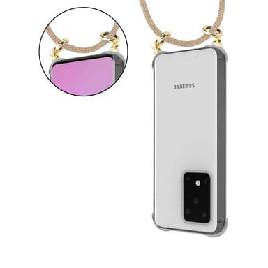 Samsung Galaxy S20 ULTRA Skal Fodral Kedja (Brun)
