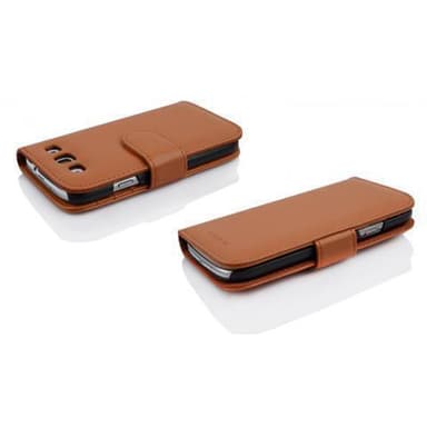 Skal Samsung Galaxy WIN Plånboksfodral (Brun)