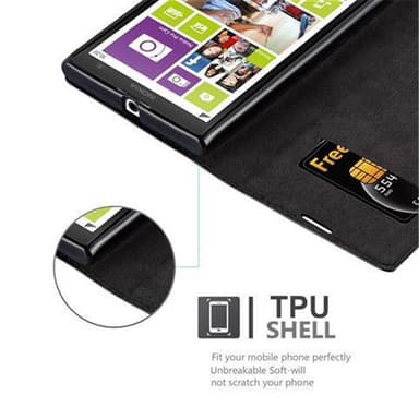 Nokia Lumia 1020 Skal Fodral Case (Svart)