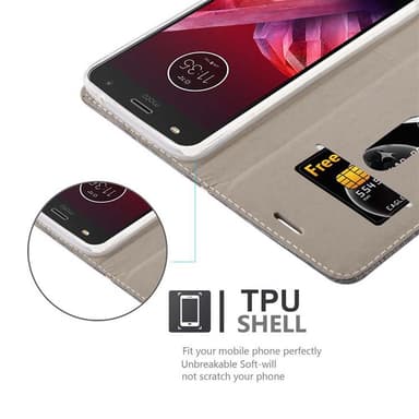 Motorola MOTO Z2 PLAY / Z2 FORCE Plånboksfodral Skal