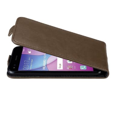 Huawei Y6 PRO 2017 Flipfodral Skal (Brun)