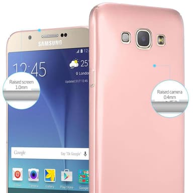 Samsung Galaxy A8 2015 Skal Fodral Case (Rosa)
