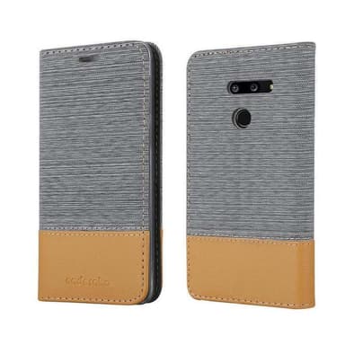 LG G8 ThinQ Plånboksfodral Skal (Grå)