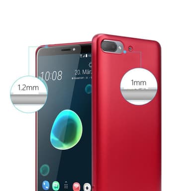 Skal HTC Desire 12 PLUS Fodral Case (Röd)