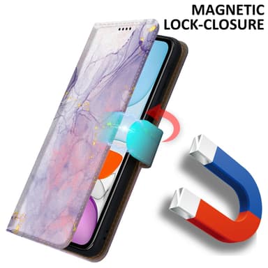 iPhone 11 Plånboksfodral Skal (Lila)