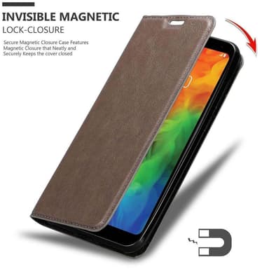 LG Q7 / Q7a / Q7+ Skal Fodral Case (Brun)