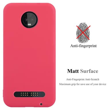 Skal Motorola MOTO Z3 PLAY Fodral Case (Röd)