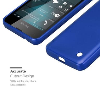 Skal Nokia Lumia 550 Fodral Case (Blå)