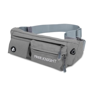 Fanny pack med 4 fack Justerbar längd vattentät vaska
