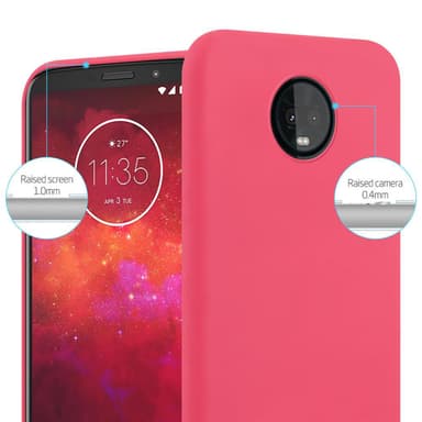 Skal Motorola MOTO Z3 PLAY Fodral Case (Röd)