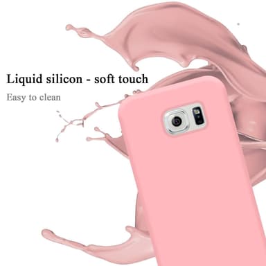Samsung Galaxy S6 EDGE Skal Fodral Case (Rosa)