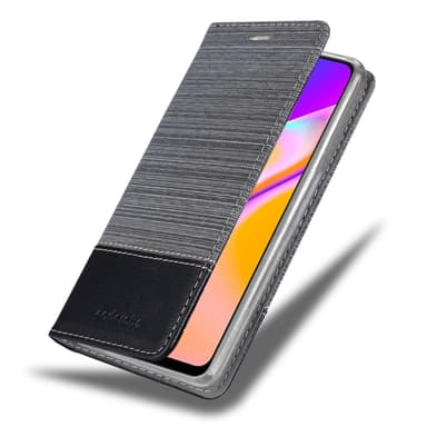 Oppo A94 5G Plånboksfodral Skal (Grå)