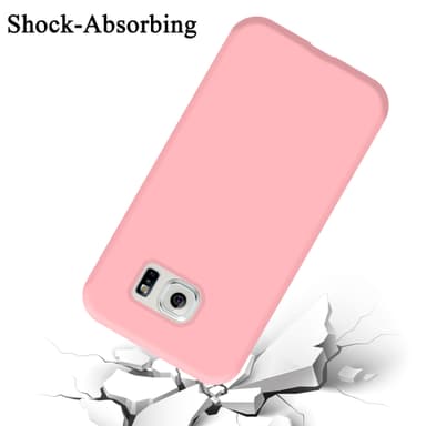 Samsung Galaxy S6 EDGE Skal Fodral Case (Rosa)