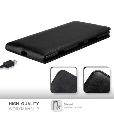 Nokia Lumia 1520 Flipfodral Skal (Svart)