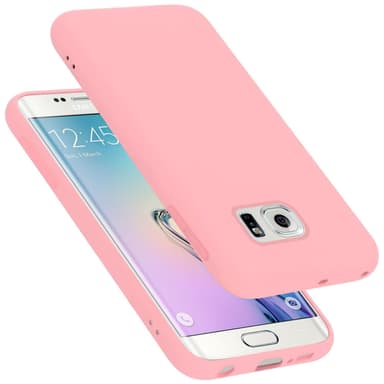 Samsung Galaxy S6 EDGE Skal Fodral Case (Rosa)